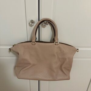 Light muted pink Tory Burch Leather bag